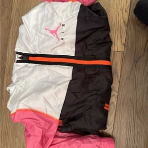 Nike Air Pink and Black Windbreaker